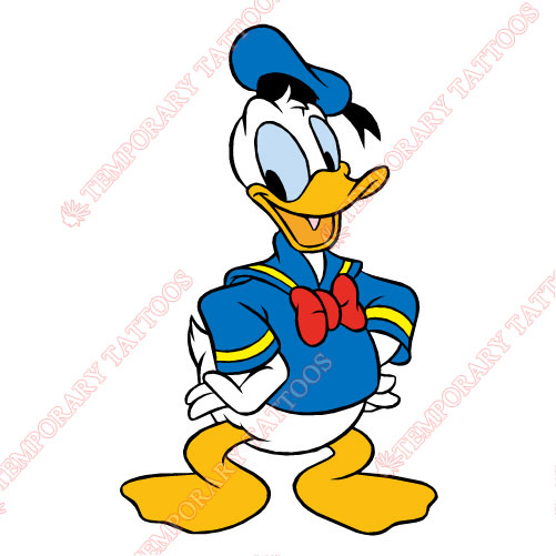 Donald Duck Customize Temporary Tattoos Stickers NO.752